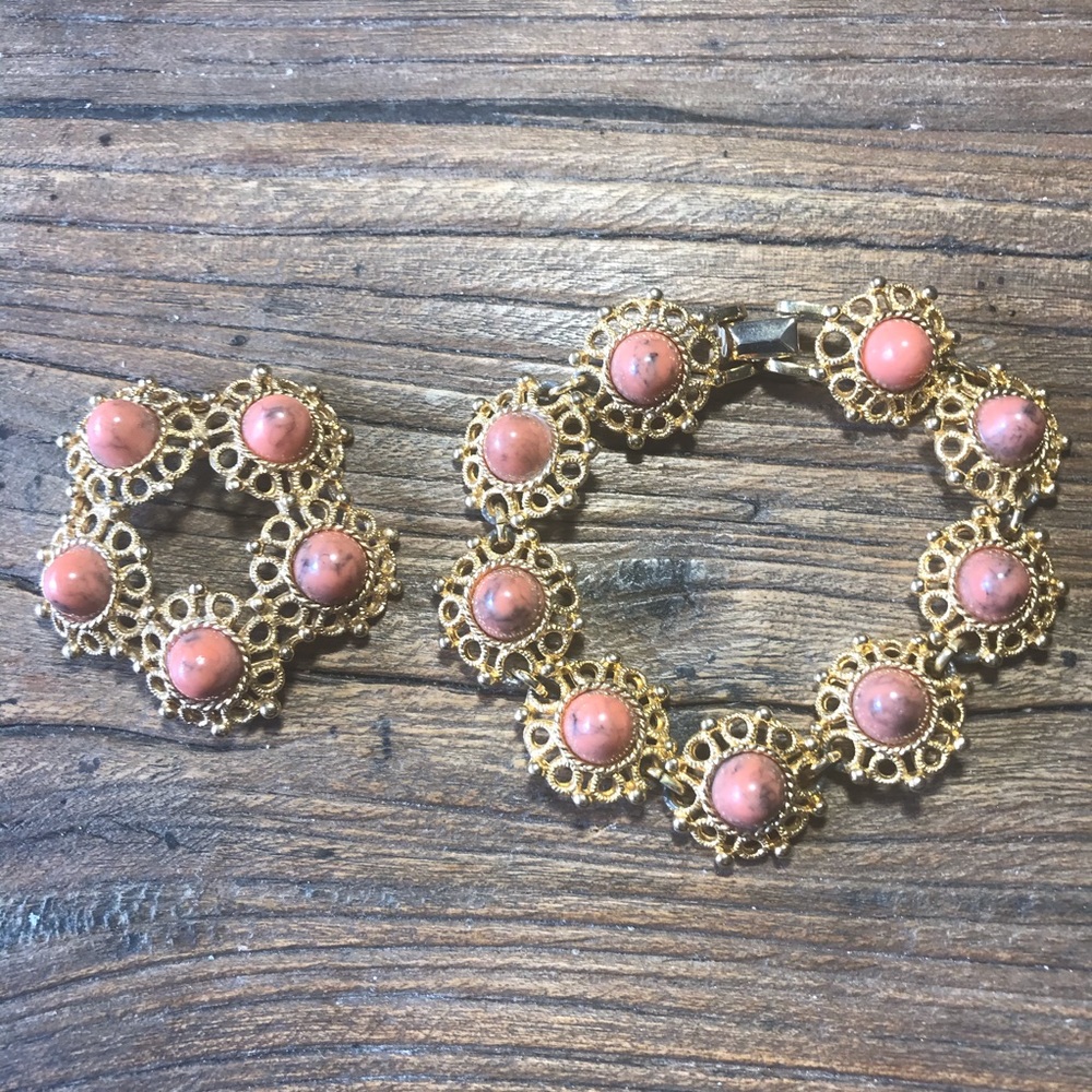 Sarah Coventry Brooch and Bracelet